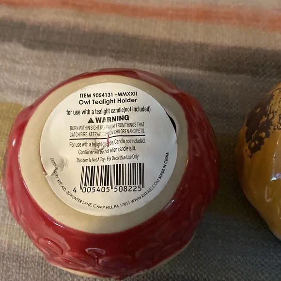 3 Wise Owls “ Tea Light” Holders - NWT - Picture 6 of 10